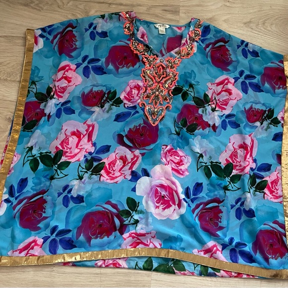 Lucky & Coco embellished bathing suit cover up - Picture 2 of 8